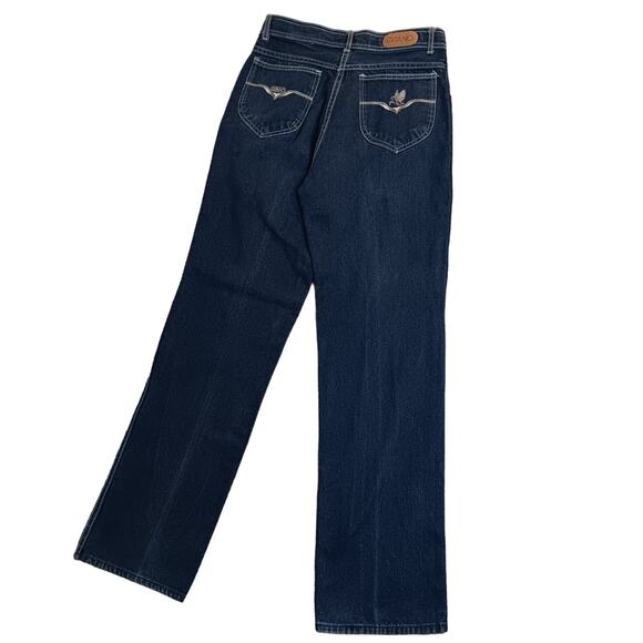 Gitano Vintage 80s Jeans Women 14 29"X32" Dark Wash High Rise Relaxed Straight - Picture 3 of 14